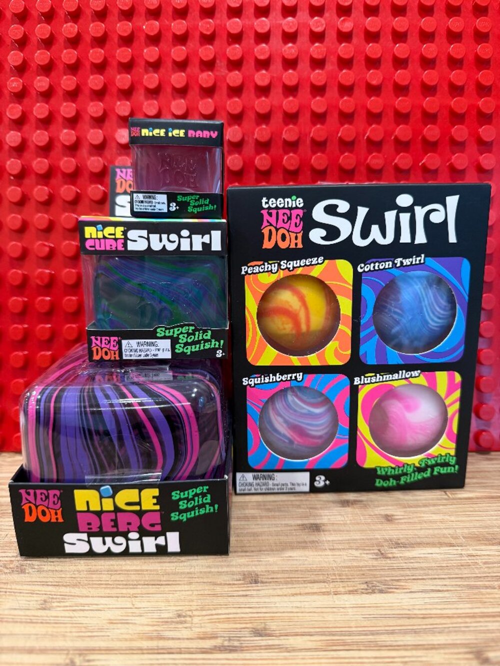NEW! 🌀 3+1 Needoh SWIRL pack! Ships fast! 5 ⭐️ 's